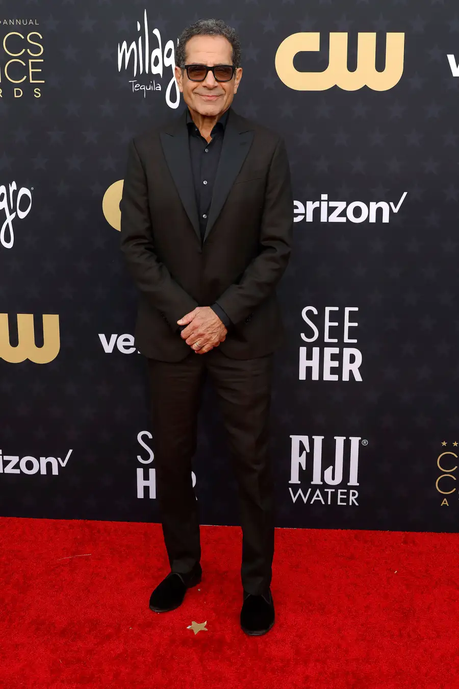 Tony Shalhoub Red Carpet Arrival 2024 Critics Choice Awards
