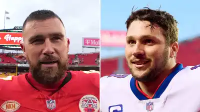 Travis Kelce Reveals What He Told Josh Allen During Chiefs-Bills Halftime