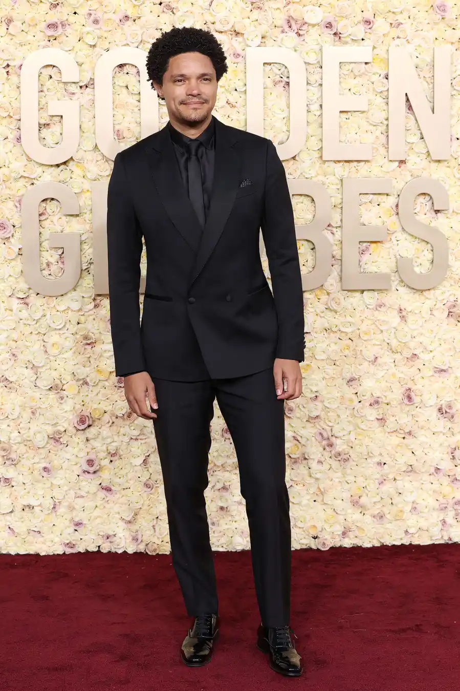 Trevor Noah Red Carpet Arrival Golden Globes 2024