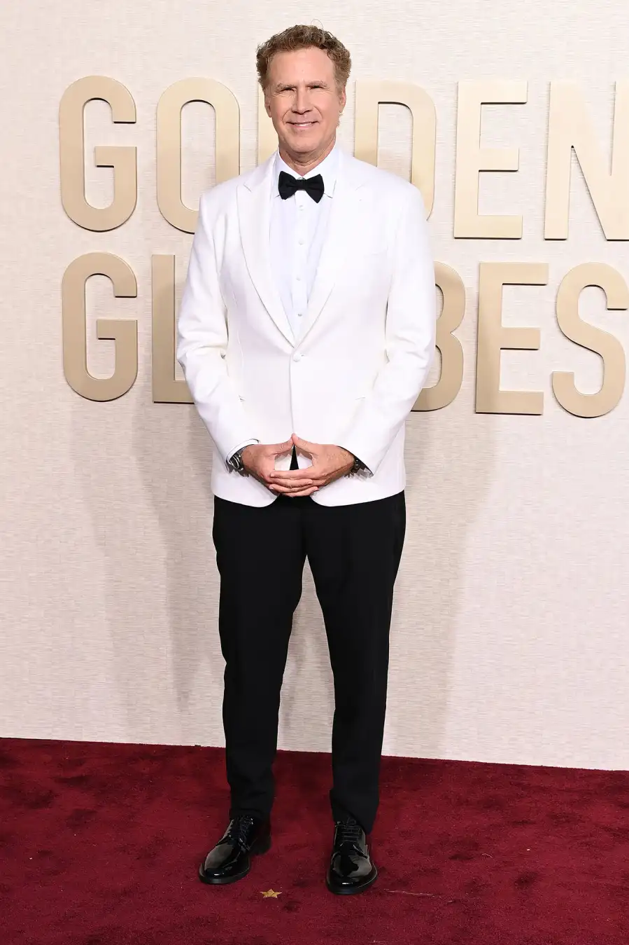 Will Ferrell Red Carpet Arrival Golden Globes 2024