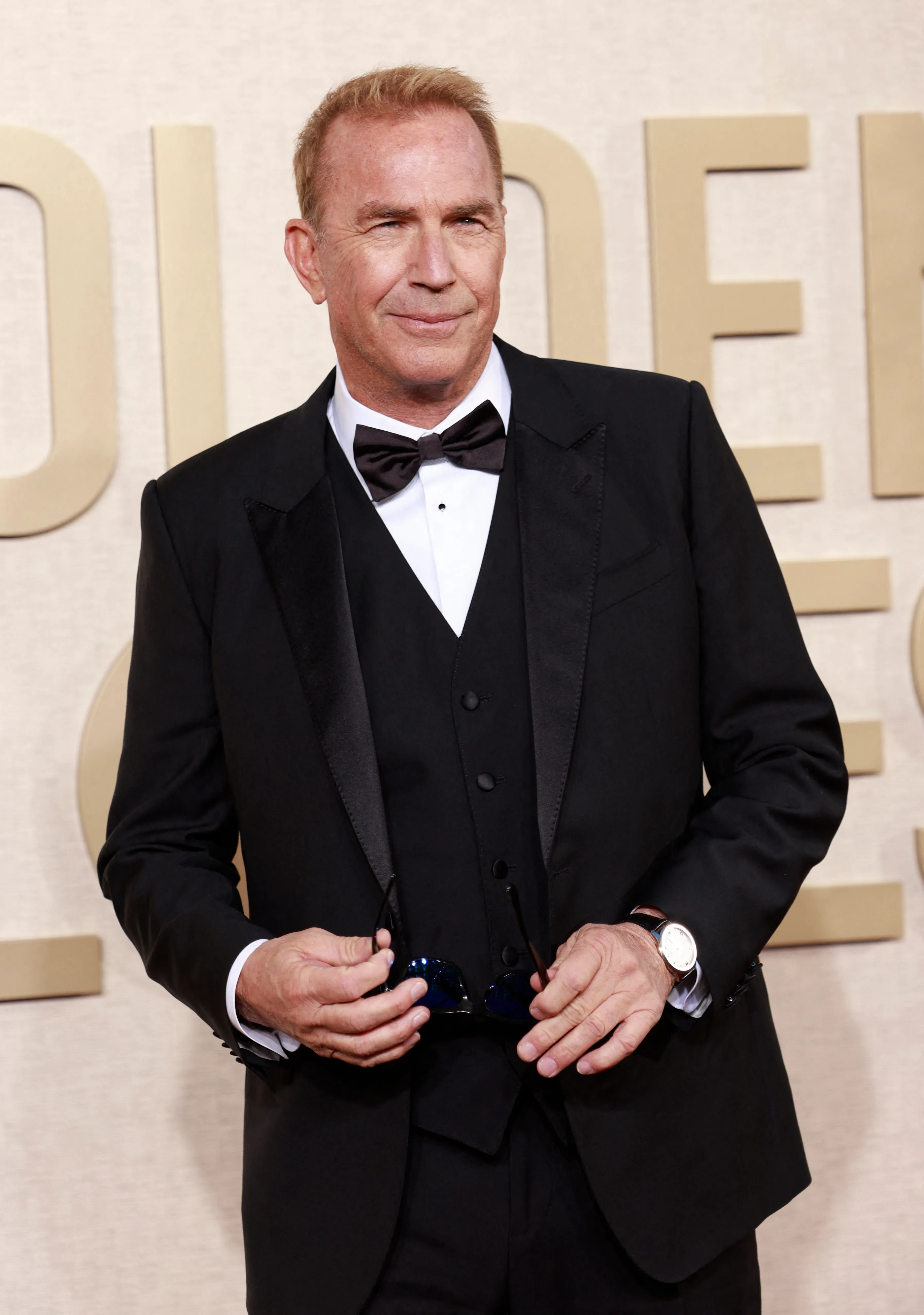 US-ENTERTAINMENT-FILM-TELEVISION-GOLDEN-GLOBE-ARRIVALS, Kevin Costner