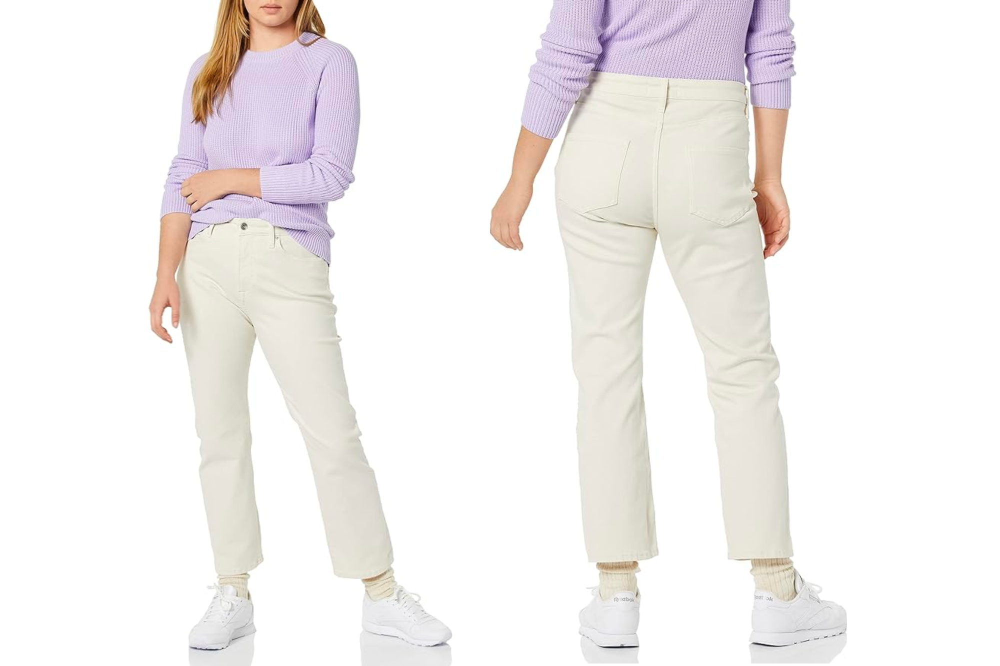 Amazon Aware Cropped Slim Straight Leg Jeans