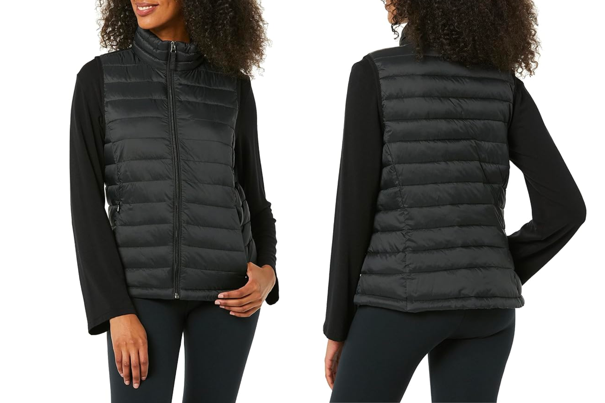 Amazon Essentials Lightweight Water-Resistant Packable Puffer Vest