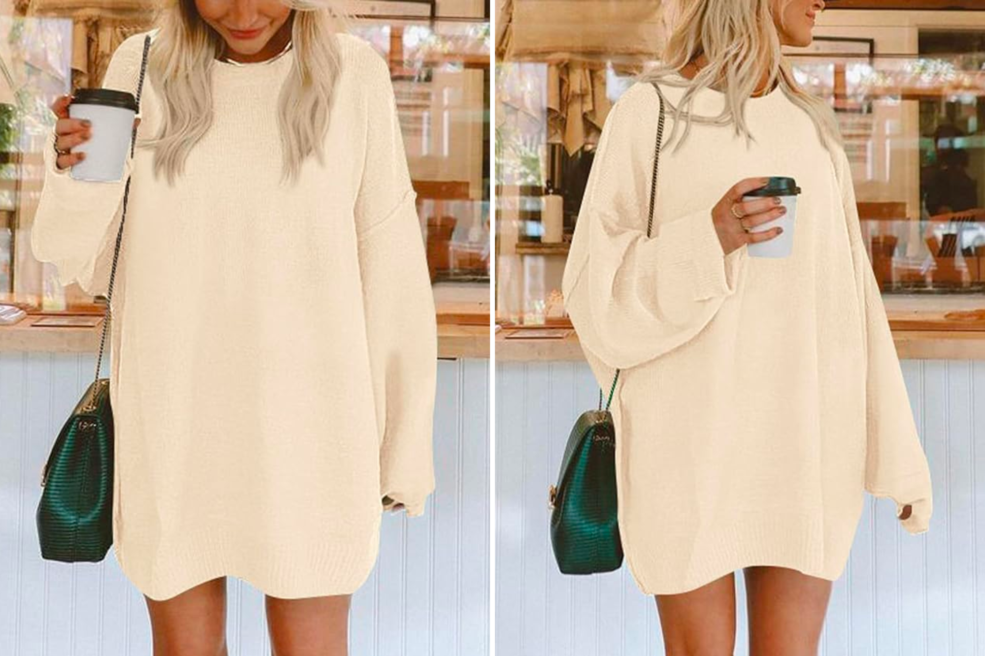 BTFBM Slouchy Sweater Dress