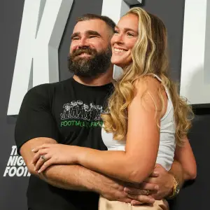 Kylie Kelce Says Shes Hyper Aware of How She Talks About Herself and Her Body Around 3 Daughters