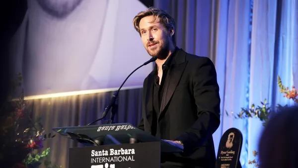 Ryan Gosling Honors Girl of My Dreams Eva Mendes While Accepting Kirk Douglas Award at SBIFF