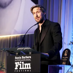 Ryan Gosling Honors Girl of My Dreams Eva Mendes While Accepting Kirk Douglas Award at SBIFF