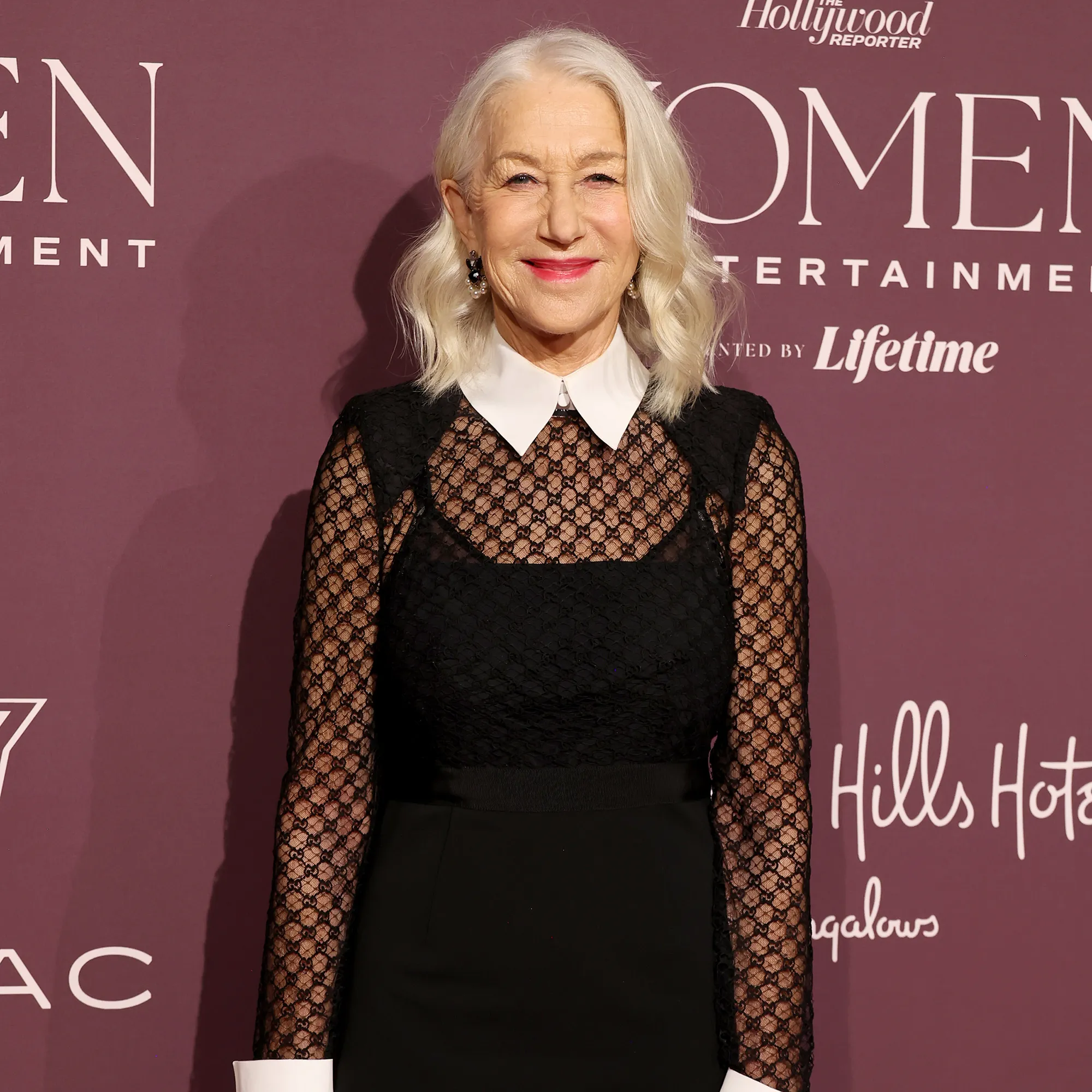 Helen Mirren at The Hollywood Reporter's Women In Entertainment Gala on December 7, 2023.