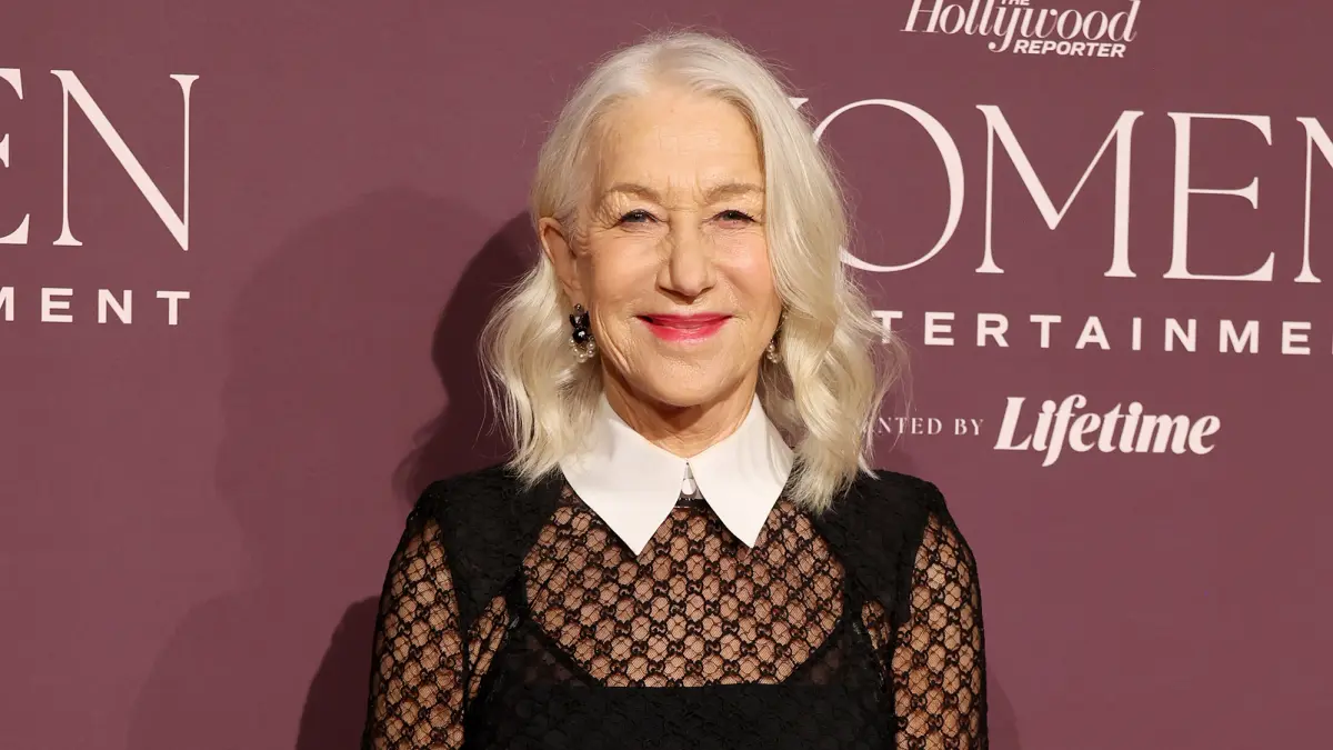 Helen Mirren at The Hollywood Reporter's Women In Entertainment Gala on December 7, 2023.
