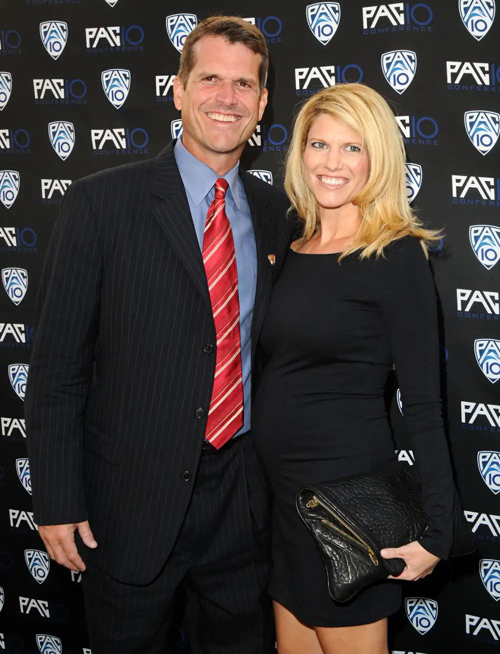 Los Angeles Chargers Coach Jim Harbaugh and Wife Sarah Feuerborn Harbaugh's Relationship Timeline&nbsp;