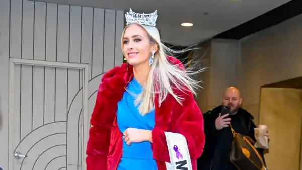 Miss America Madison Marsh in NYC on January 17, 2024.