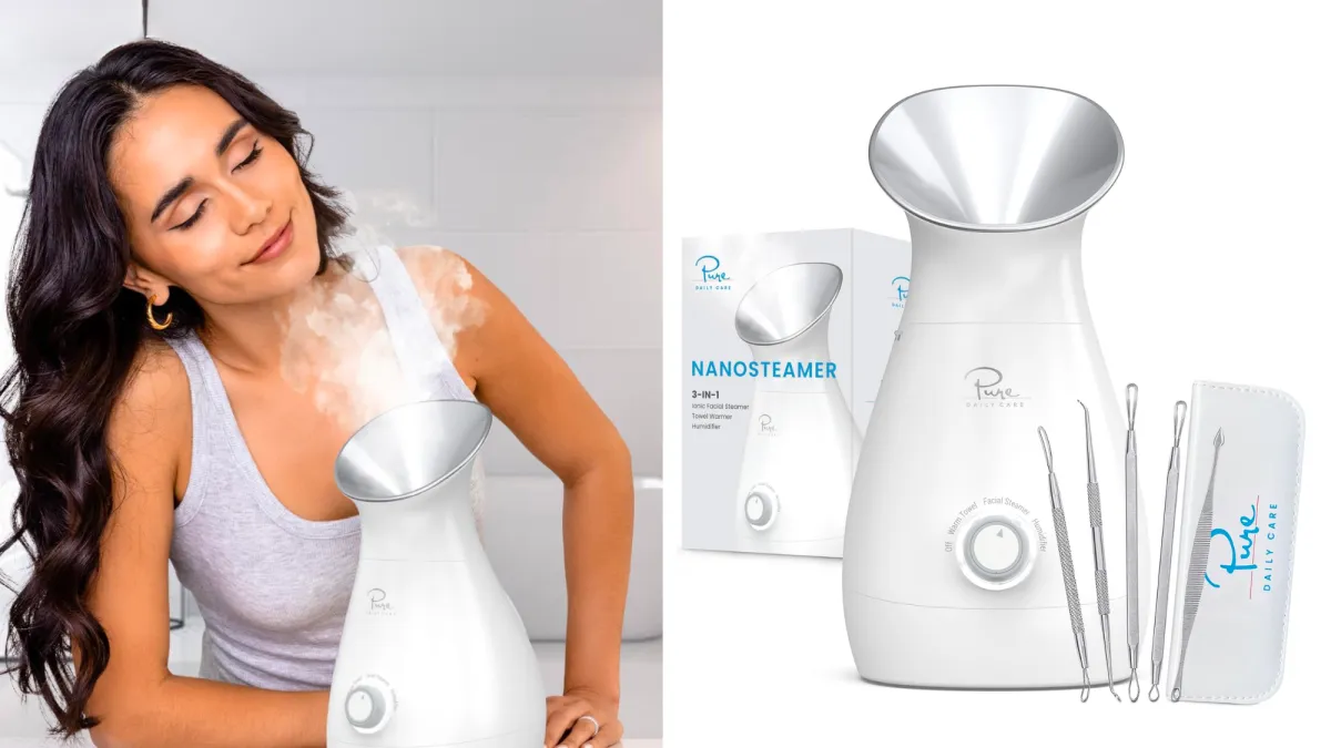 NanoSteamer 3-in-1 Nano Ionic Facial Steamer