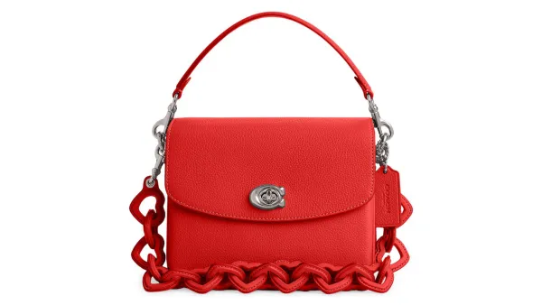 red heart purse