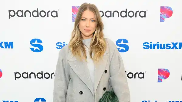 Stassi Schroeder at SiriusXM in Los Angeles, CA on January 24, 2024.