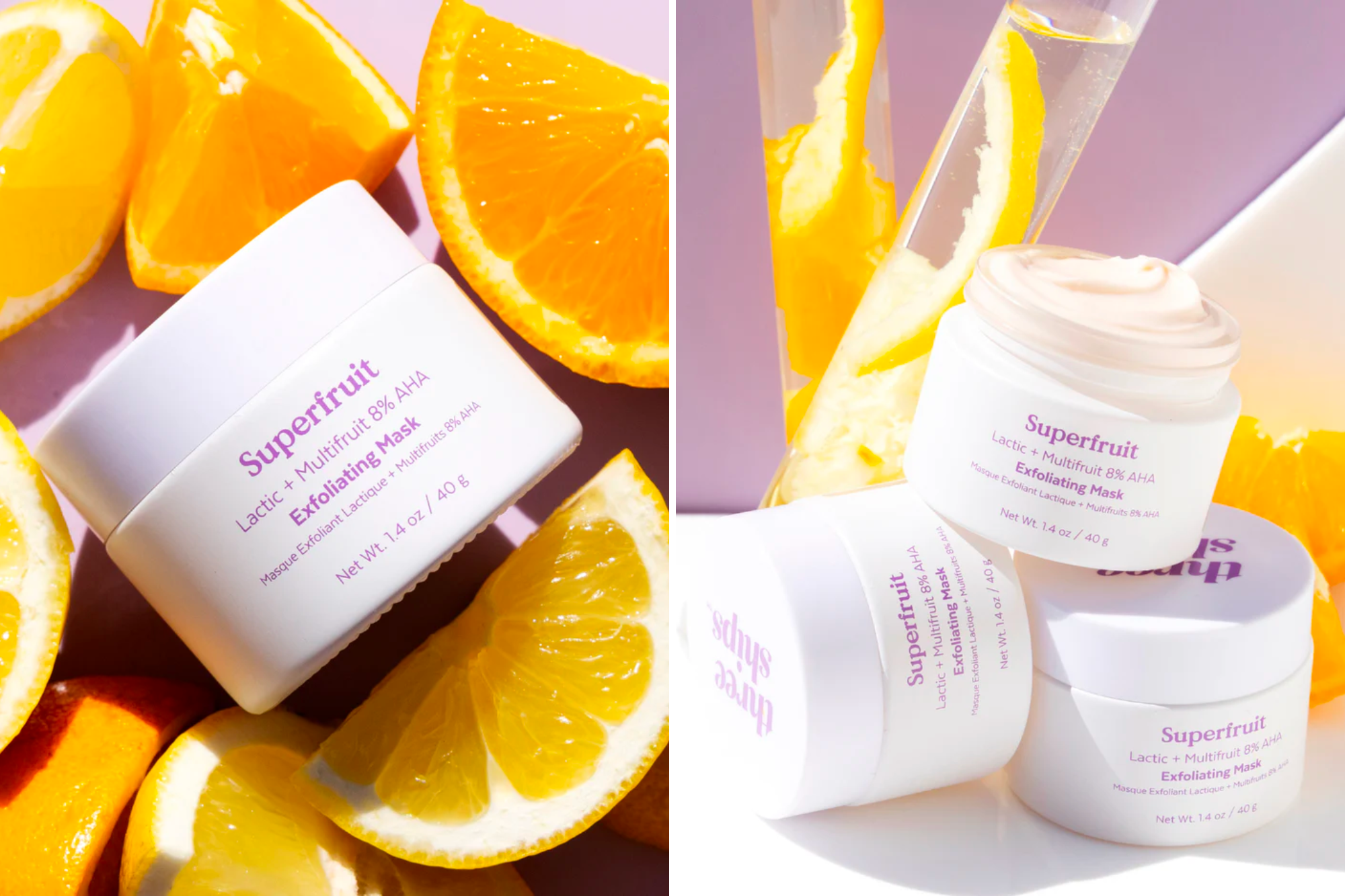 Superfruit Lactic + Multifruit 8% AHA Exfoliating Mask