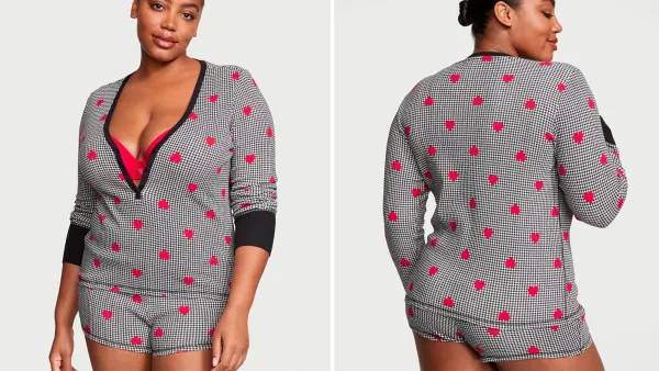 Victoria's Secret Thermal Short Pajama Set