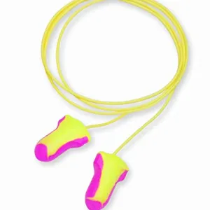Best Attached Earplugs: Howard Leight by Honeywell Laser Lite High Visibility Earplugs
