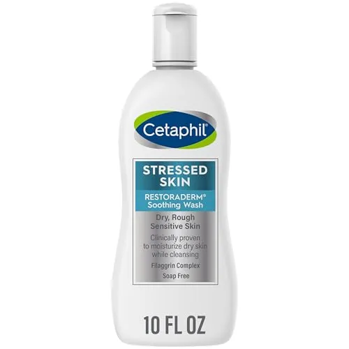 Best for Irritation: Cetaphil Restoraderm Soothing Wash for Stressed Skin