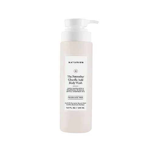 Best for Rough Skin: Naturium The Smoother Glycolic Acid Body Wash