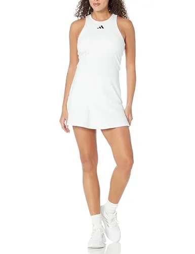adidas Women's Tennis Y-Dress, White, Large