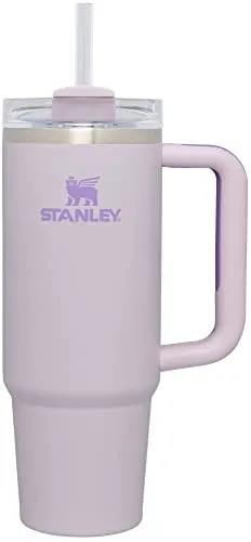 Stanley Quencher H2.0 FlowState Stainless Steel Vacuum Insulated Tumbler with Lid and Straw for Water, Iced Tea or Coffee, Smoothie and More, Orchid, 30 oz