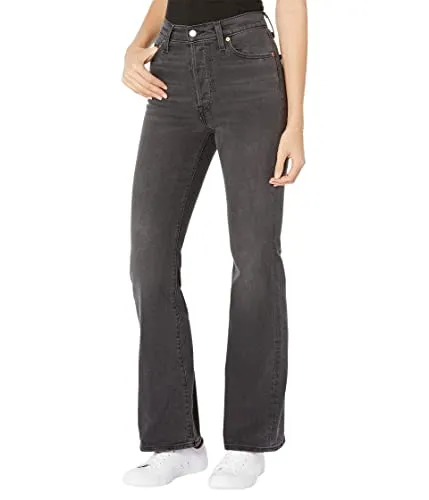Levi's Women's Ribcage Bootcut Jeans, Cut And Dry-Black, 28