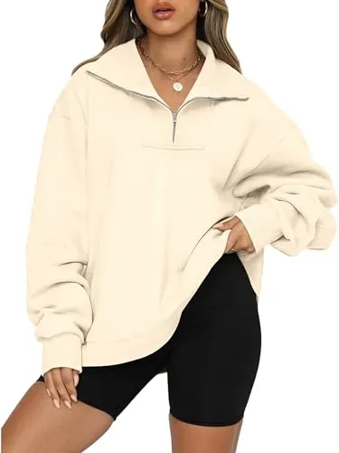 Gentlewarm Oversized Half-Zip Sweatshirt