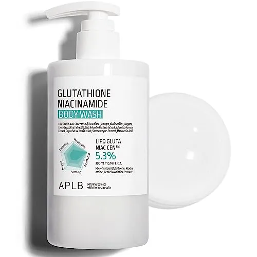 Best K-Beauty Gentle Body Wash: APLB Glutathione Niacinamide Body Wash
