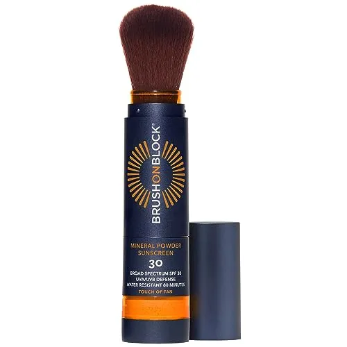 Best SPF: Brush On Block SPF 30 Mineral Powder Sunscreen