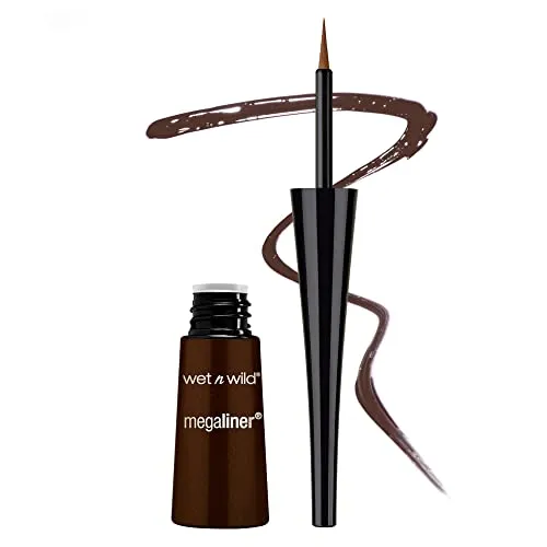 Best for Winged Liner: wet n wild MegaLiner Liquid Eyeliner, Dark Brown