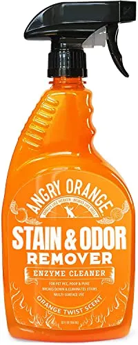 Best for Pet Stains: Angry Orange Stain Remover, Enzyme Pet Cleaner