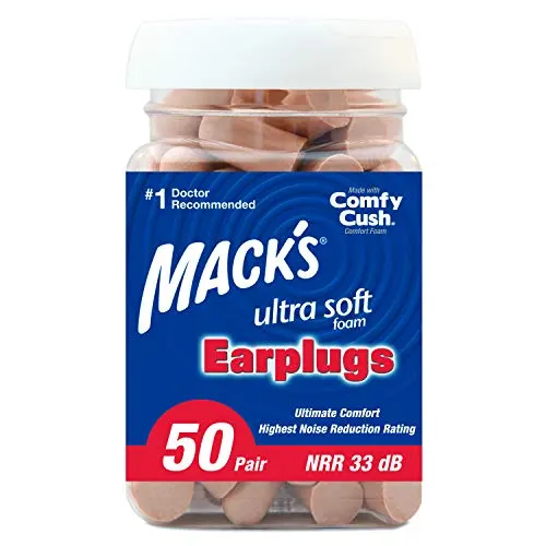 Best for Snoring: Mack’s Ultra Soft Foam Earplugs