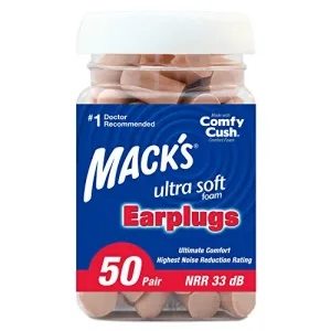 Best for Snoring: Mack’s Ultra Soft Foam Earplugs