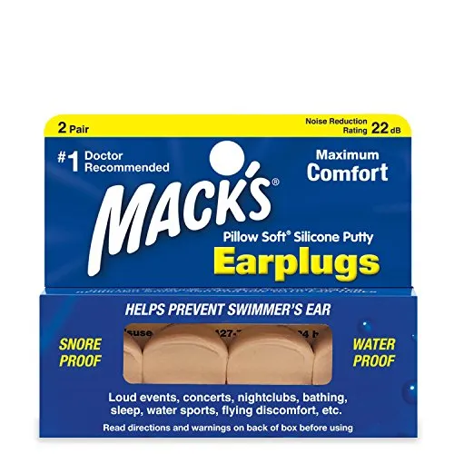 Best Budget: Mack’s Pillow Soft Silicone Putty Earplugs