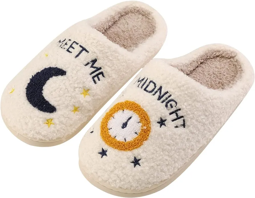 Meet Me at Midnight slippers