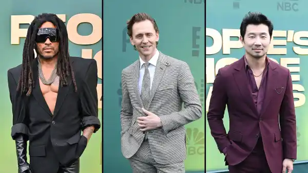 Best Dressed Men at the Peoples Choice Awards Lenny Kravitz Tom Hiddleston Simu Liu and More