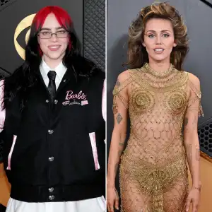 Billie Eilish and Miley Cyrus Had an Extremely Relatable Conversation Backstage at the 2024 Grammys 723