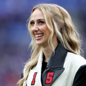 Brittany Mahomes Slips into Black Cutout Minidress at Super Bowl LVIII Afterparty