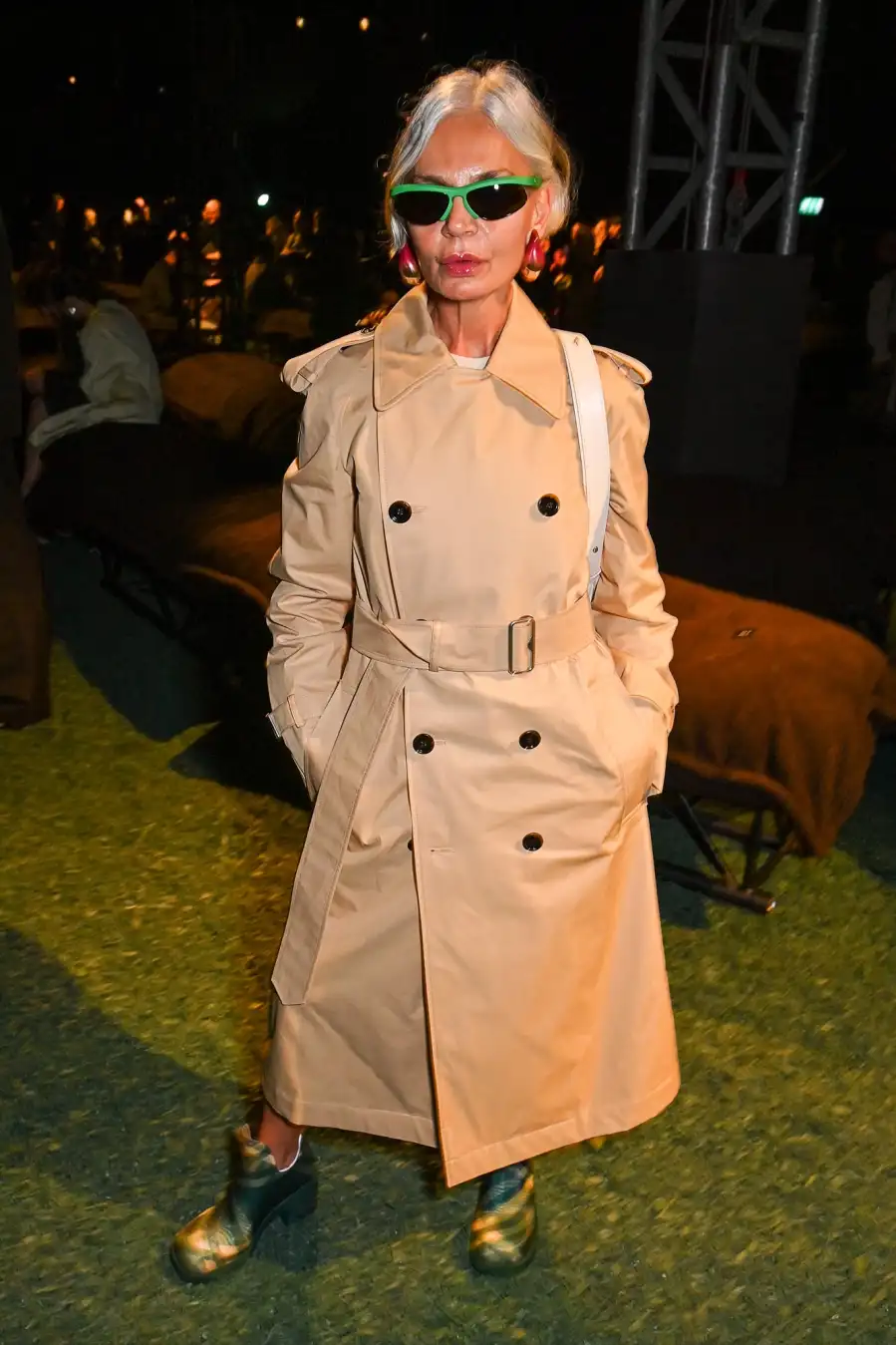 Celebs at Burberry Show 669 Grece Ghanem