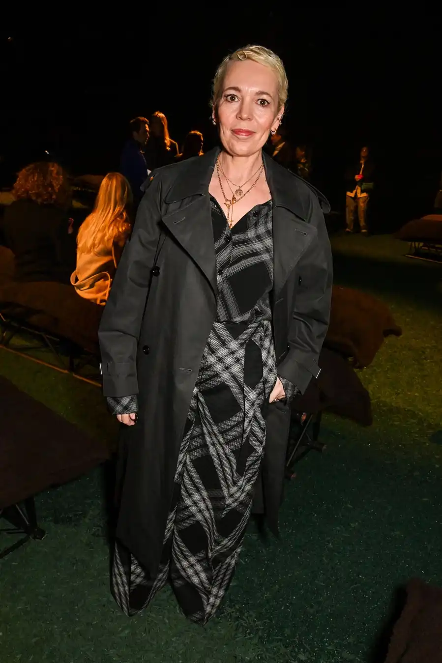Celebs at Burberry Show 674 Olivia Colman