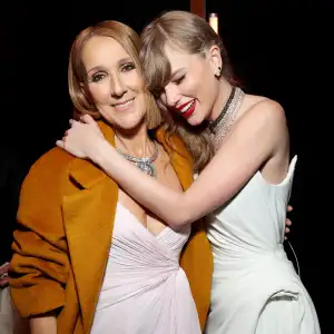 Celine Dion and Taylor Swift 2024 Grammys