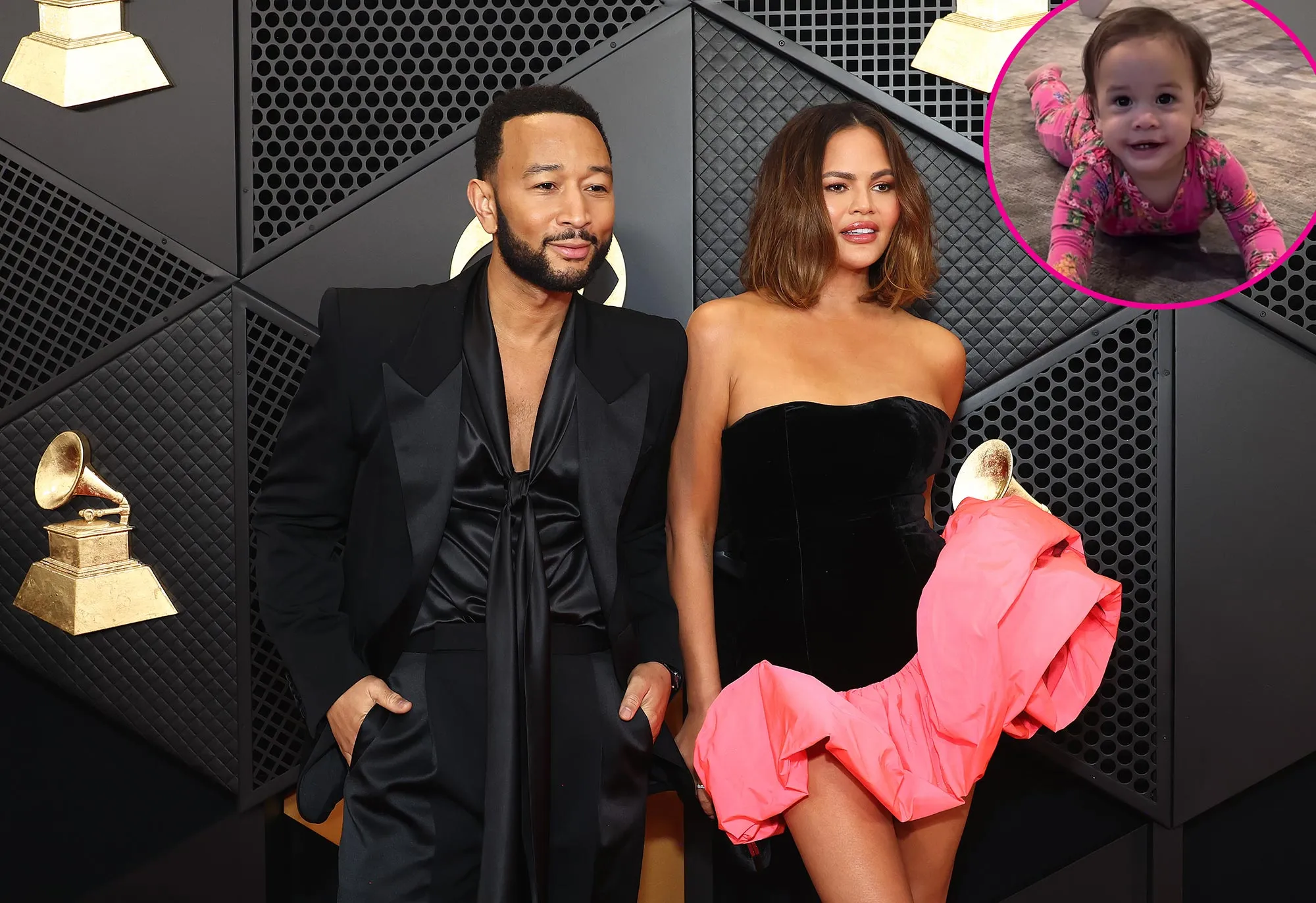 Chrissy Teigen and John Legend Share Sweet Video of Daughter Esti Taking 1st Steps Shes Walkin