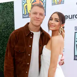 Christian McCaffrey and Olivia Culpo Cant Afford Box at Super Bowl