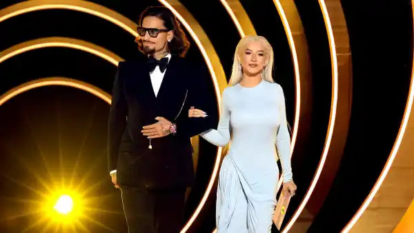 Christina Aguilera Stuns as She Links Arms With Maluma While Presenting at 2024 Grammys
