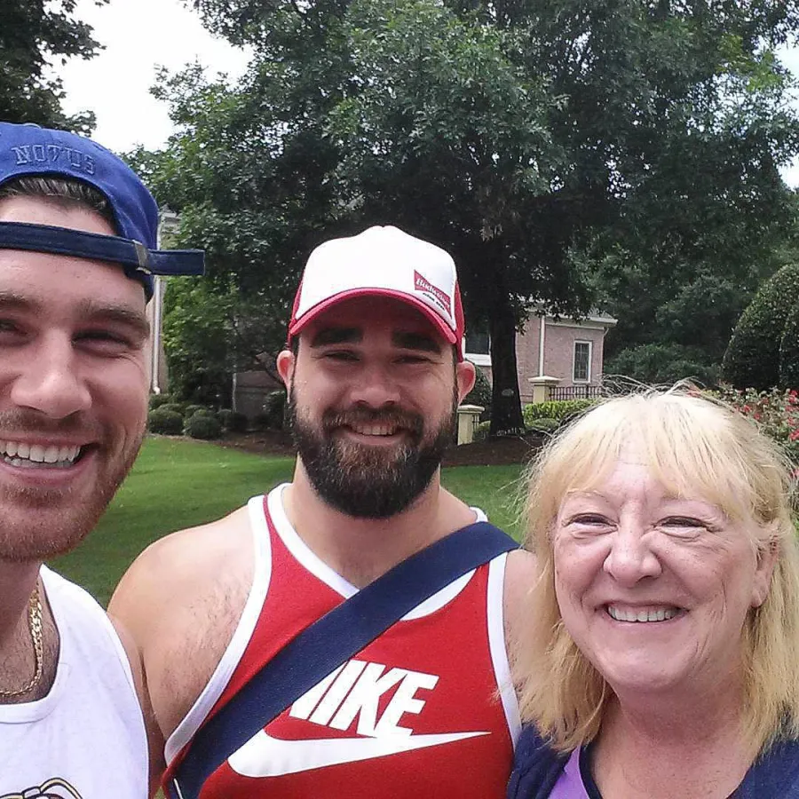 Donna Kelce s Best Throwback Pics of Sons Travis and Jason 553