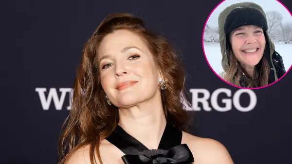 Drew Barrymore Recreates Viral Dancing in the Rain Moment But With Snow