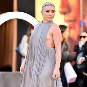 Feature Florence Pugh Puts a Modern Twist on the Grecian Gown at the Dune Part Two Premiere
