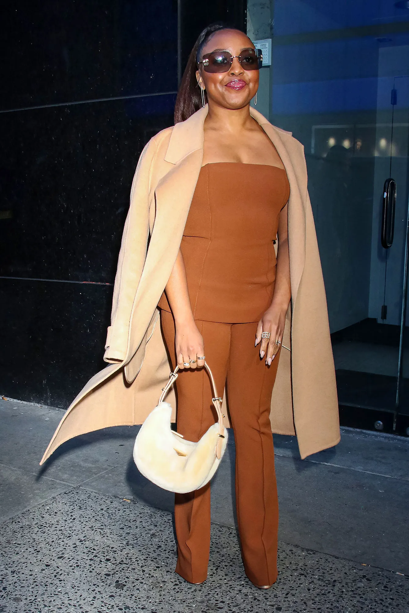 Feature Quinta Brunson Appears on Good Morning America In 50 Shades of Brown