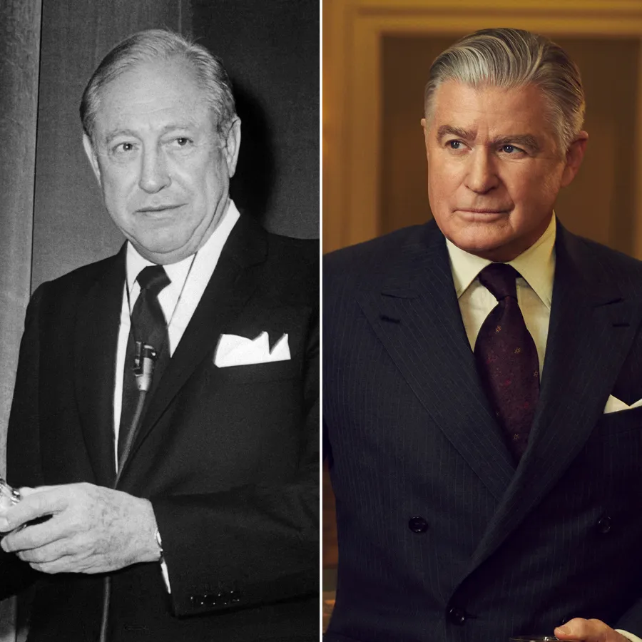 ‘Feud: Capote v. The Swans’ Cast v. Real Life Photos Bill Paley Played by Treat Williams