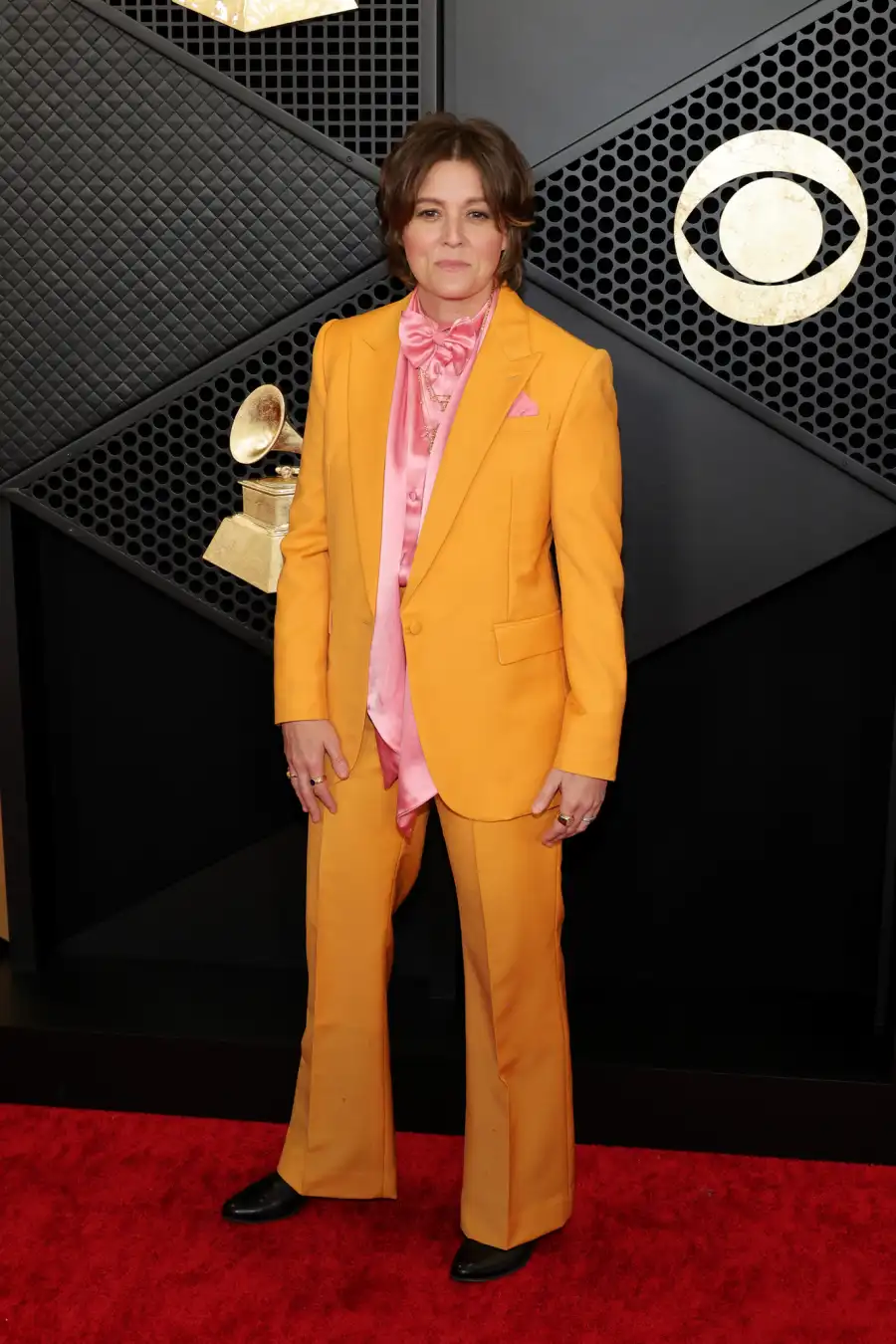 Grammys 2024 Red Carpet Arrivals Brandi Carlile